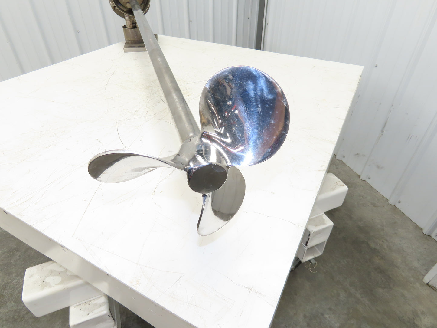 Lightnin XJ-117 Dura-Mix Clamp Tank Mixer Agitator 9"x 55" Impeller 1Hp 3PH