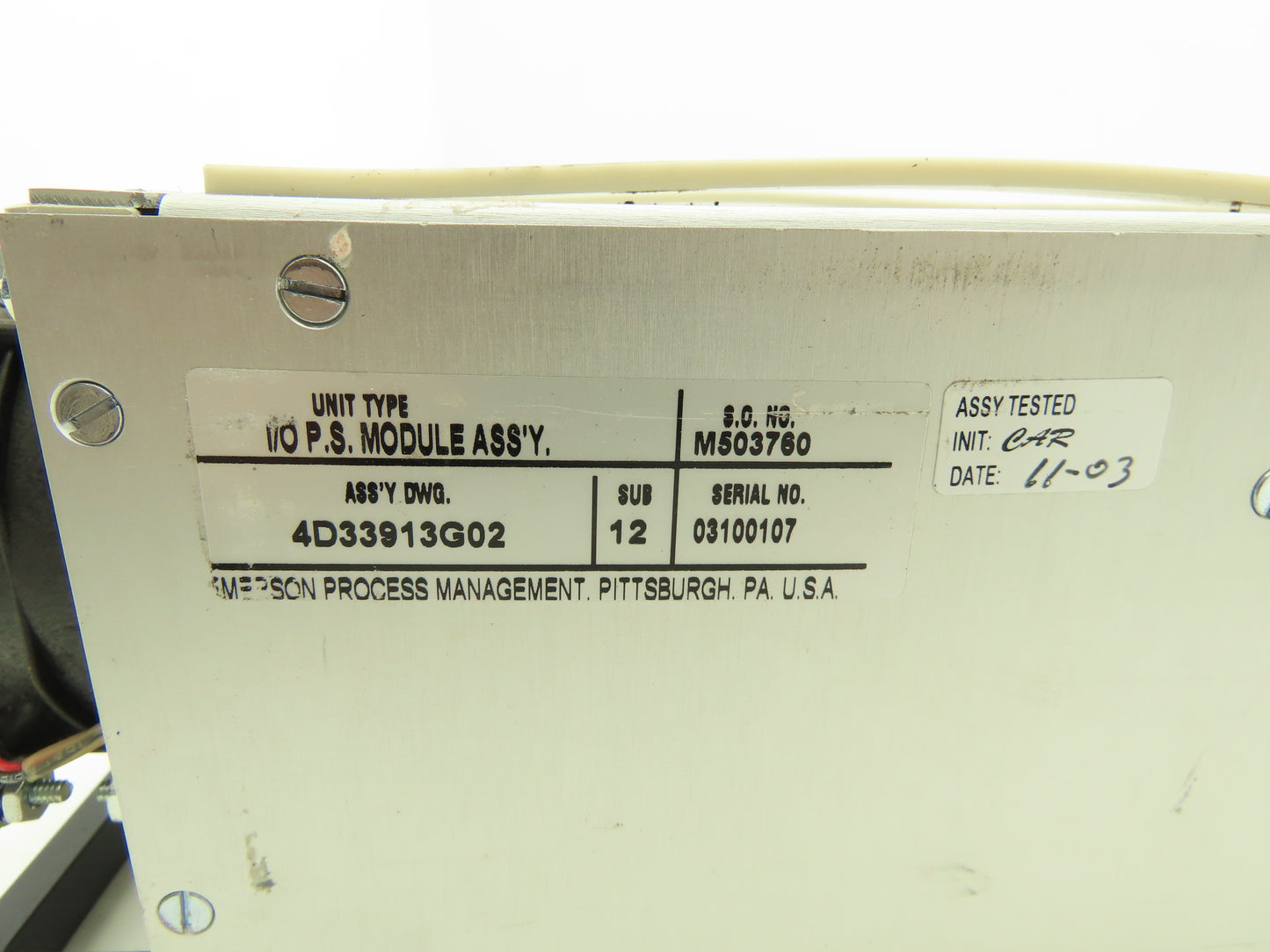Emerson 4D33913G02 Power Supply 13/24VDC Output 85-264VAC Input