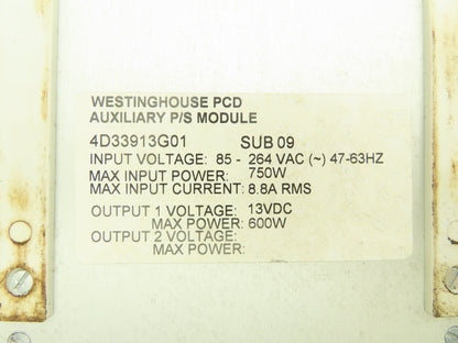 Emerson 4D33913G01 Power Supply 13VDC Output 85-264VAC Input