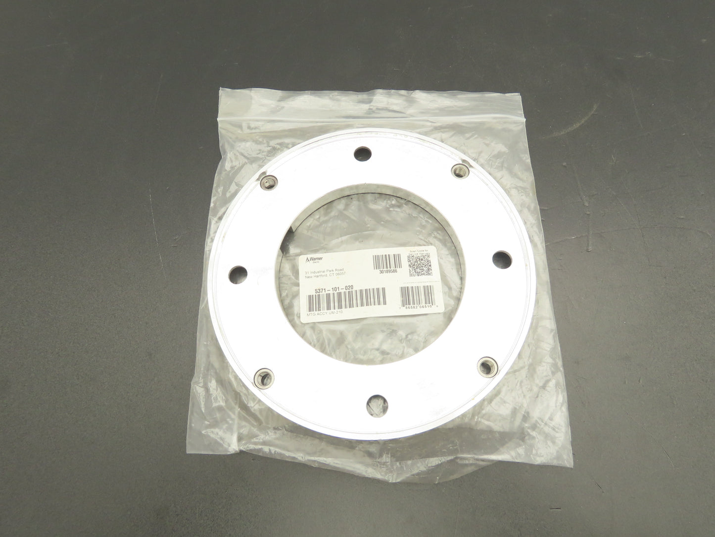 Warner Electric 5371-101-020 Mounting Accessory Ring Bolts Not Included
