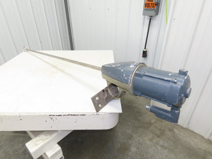 LFE Eastern RH-2 Clamp Tank Mixer Agitator 3.5"x60" Impeller .33Hp 230/460V 3PH