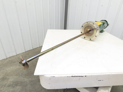 Lightnin SPX Flow X1S50 Flanged Tank Mixer Agitator 4"x 38" Impeller CW .5Hp 3PH
