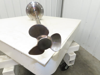 Lightnin SPX Flow X1S50 Flanged Tank Mixer Agitator 4"x 38" Impeller CW .5Hp 3PH