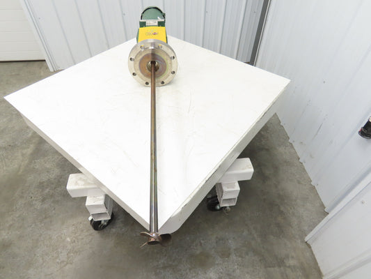 Lightnin SPX Flow X1S50 Flanged Tank Mixer Agitator 4"x 38" Impeller CW .5Hp 3PH