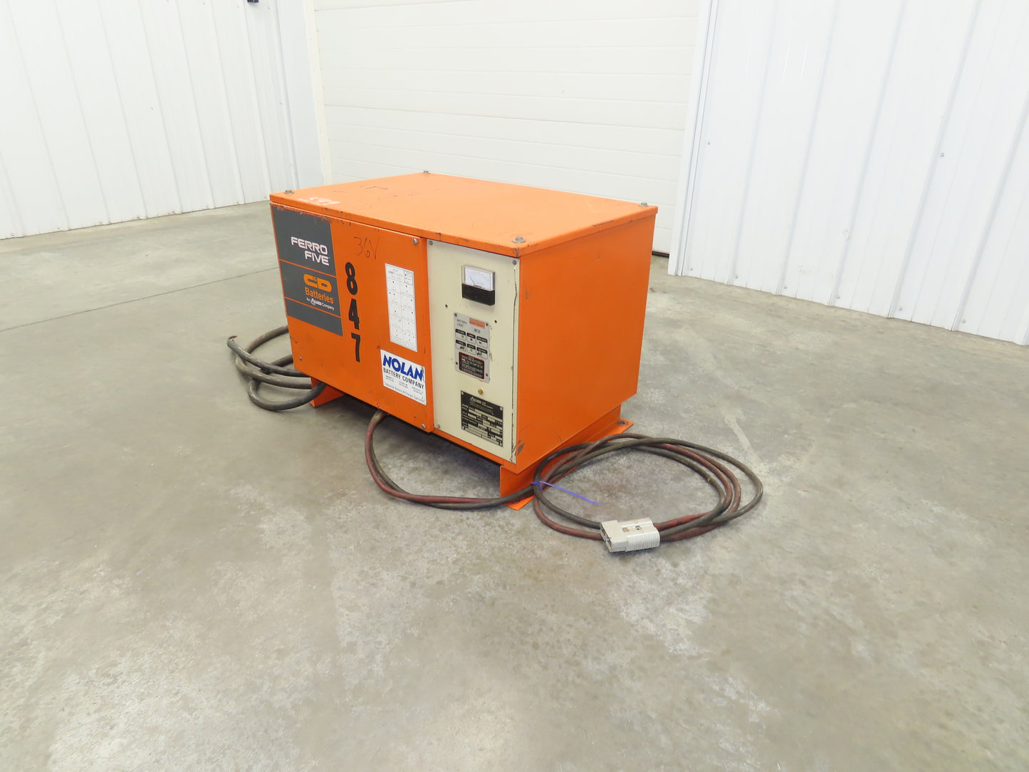 Allied FP18HK1000 AutoReg Forklift Battery Charger 36V 185A 1000-1500Ah 480V 3Ph