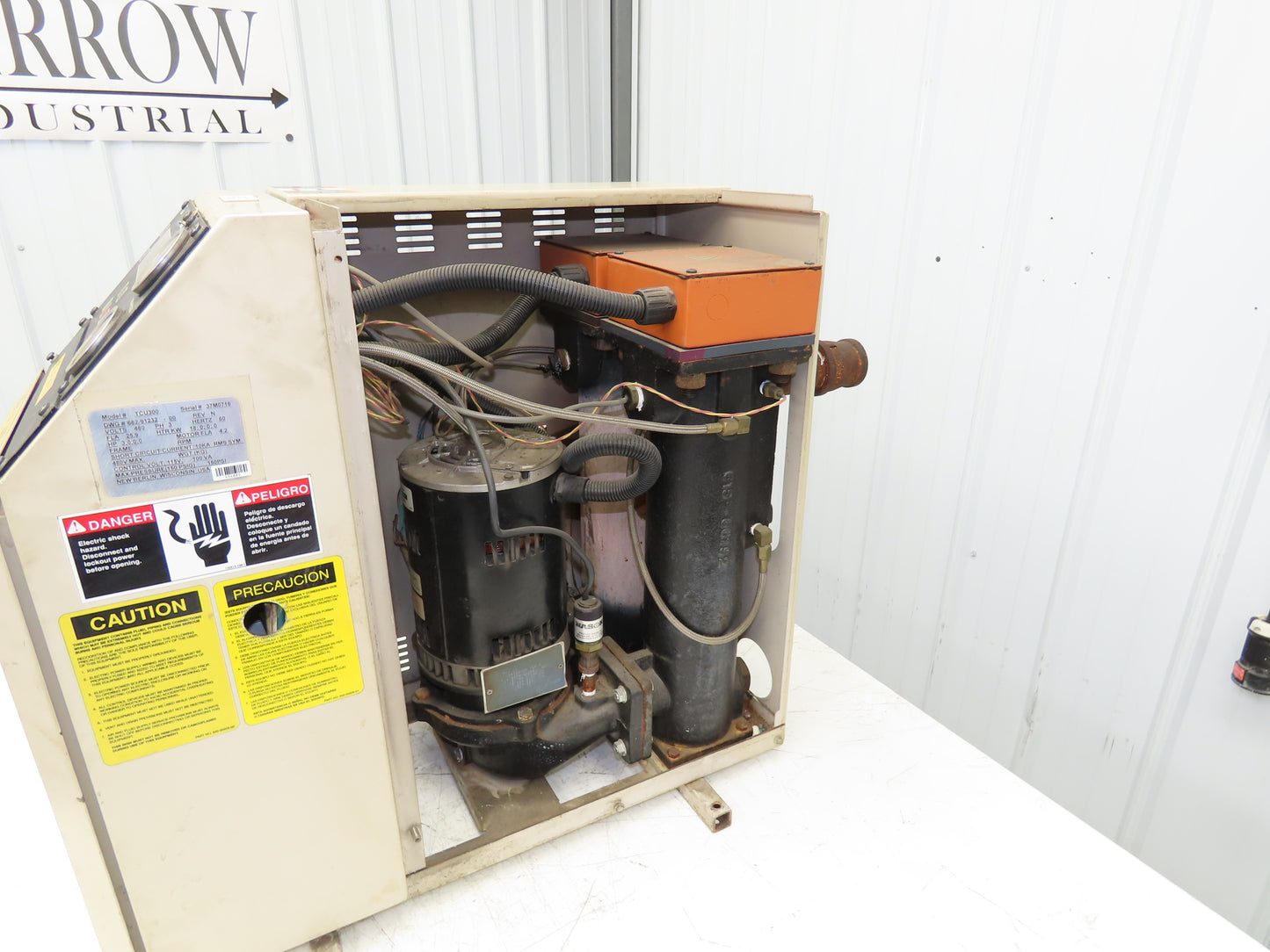 AEC TCU300 Temperature Control Unit 18kw Heating 3Hp 480V 3Ph Parts Only