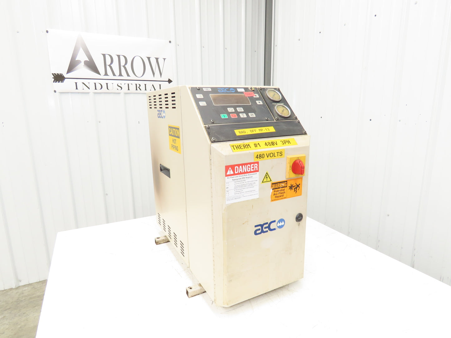 AEC TCU300 Temperature Control Unit 18kw Heating 3Hp 480V 3Ph Parts Only
