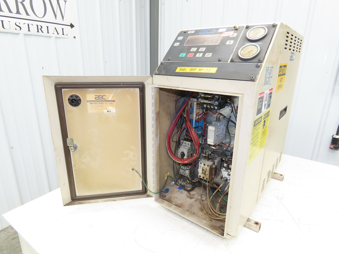 AEC TCU300 Temperature Control Unit 18kw Heating 3Hp 480V 3Ph Parts Only