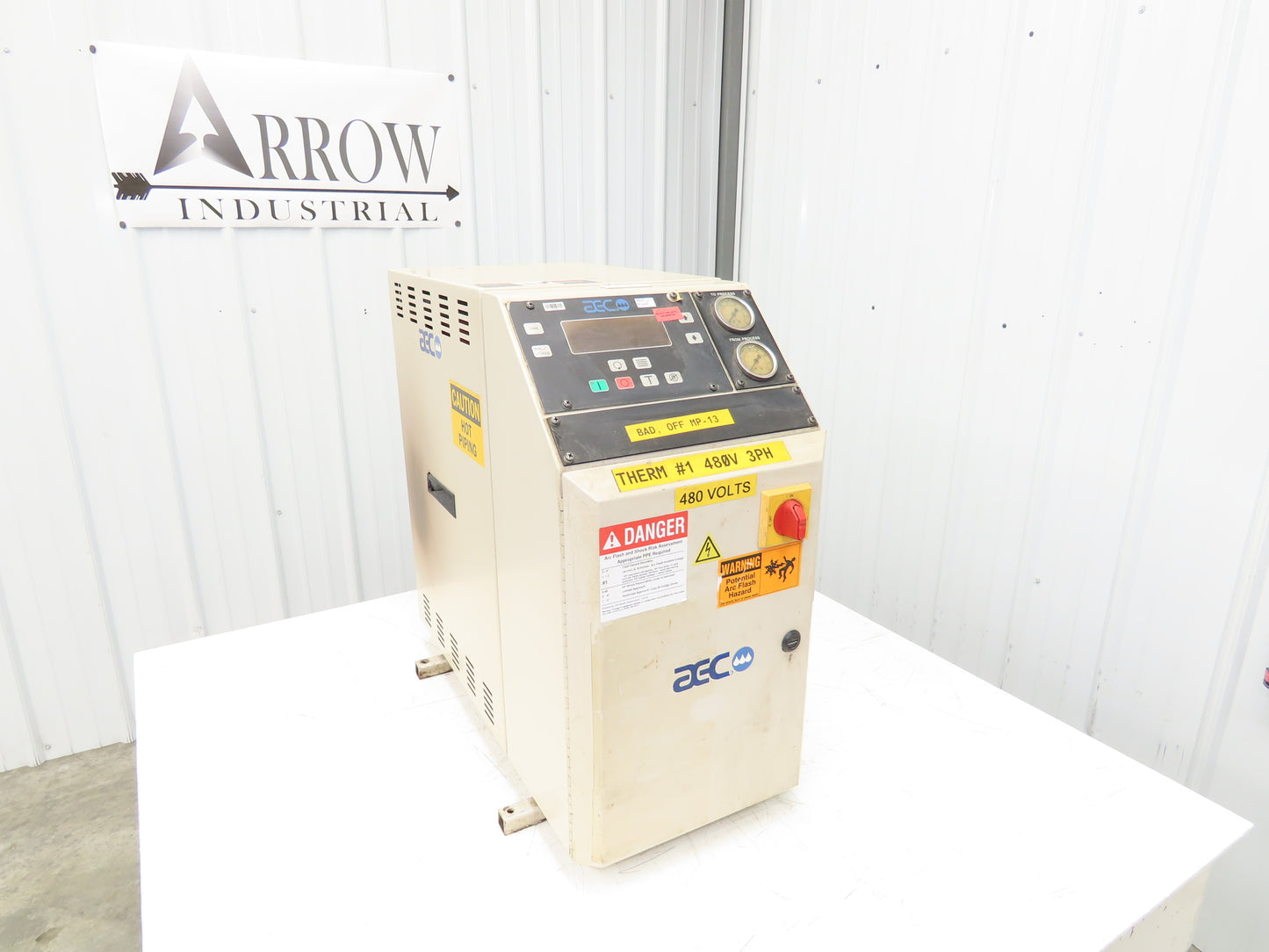 AEC TCU300 Temperature Control Unit 18kw Heating 3Hp 480V 3Ph Parts Only