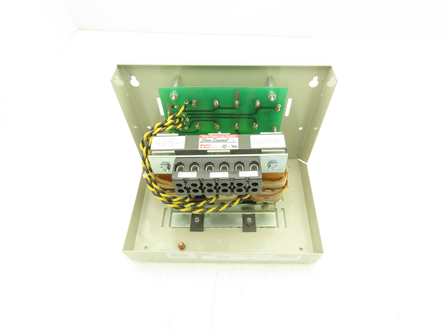 Trans-Coil Inc KLC35B KLR Line Reactor 600VAC 35Amp dV/DtGuard