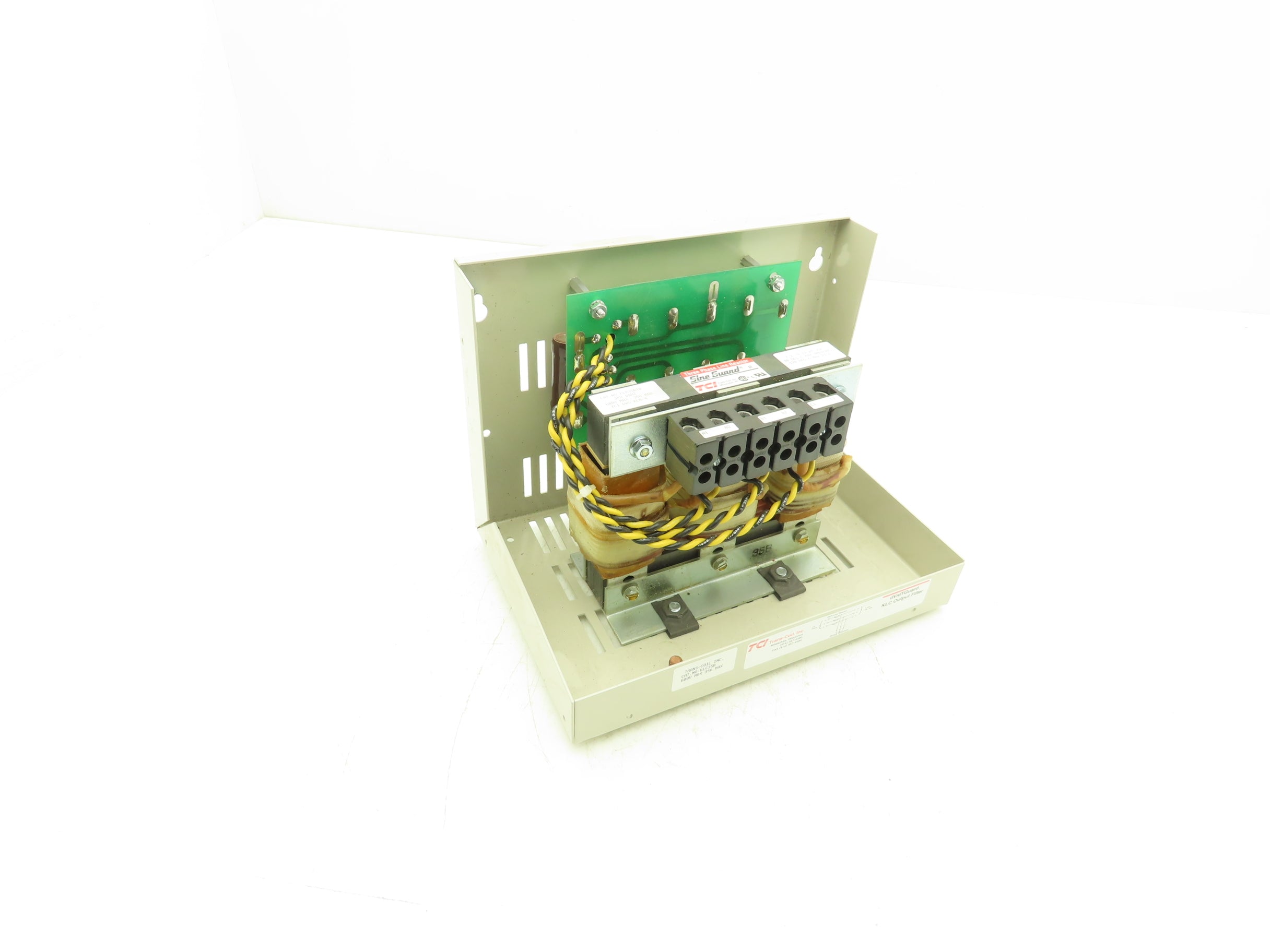 Trans-Coil Inc KLC35B KLR Line Reactor 600VAC 35Amp dV/DtGuard – ARROW ...