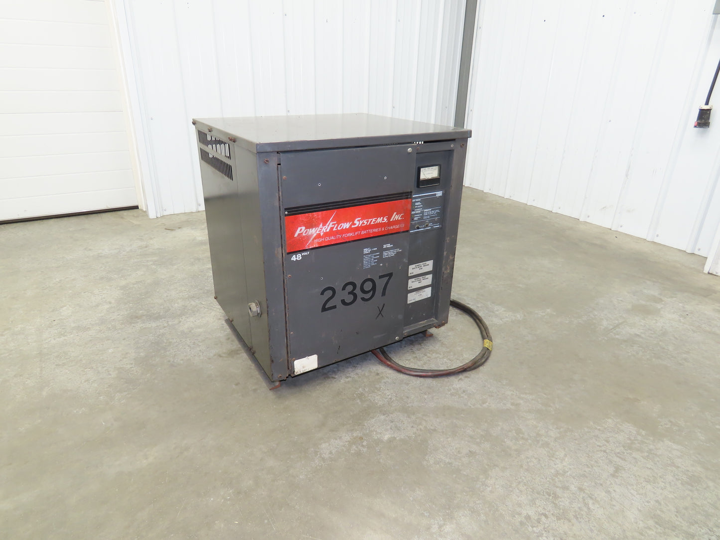 PowerFlow Systems Forklift Battery Charger 48V 180A 900Ah 208/240/480V 3Ph