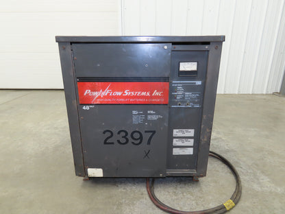 PowerFlow Systems Forklift Battery Charger 48V 180A 900Ah 208/240/480V 3Ph