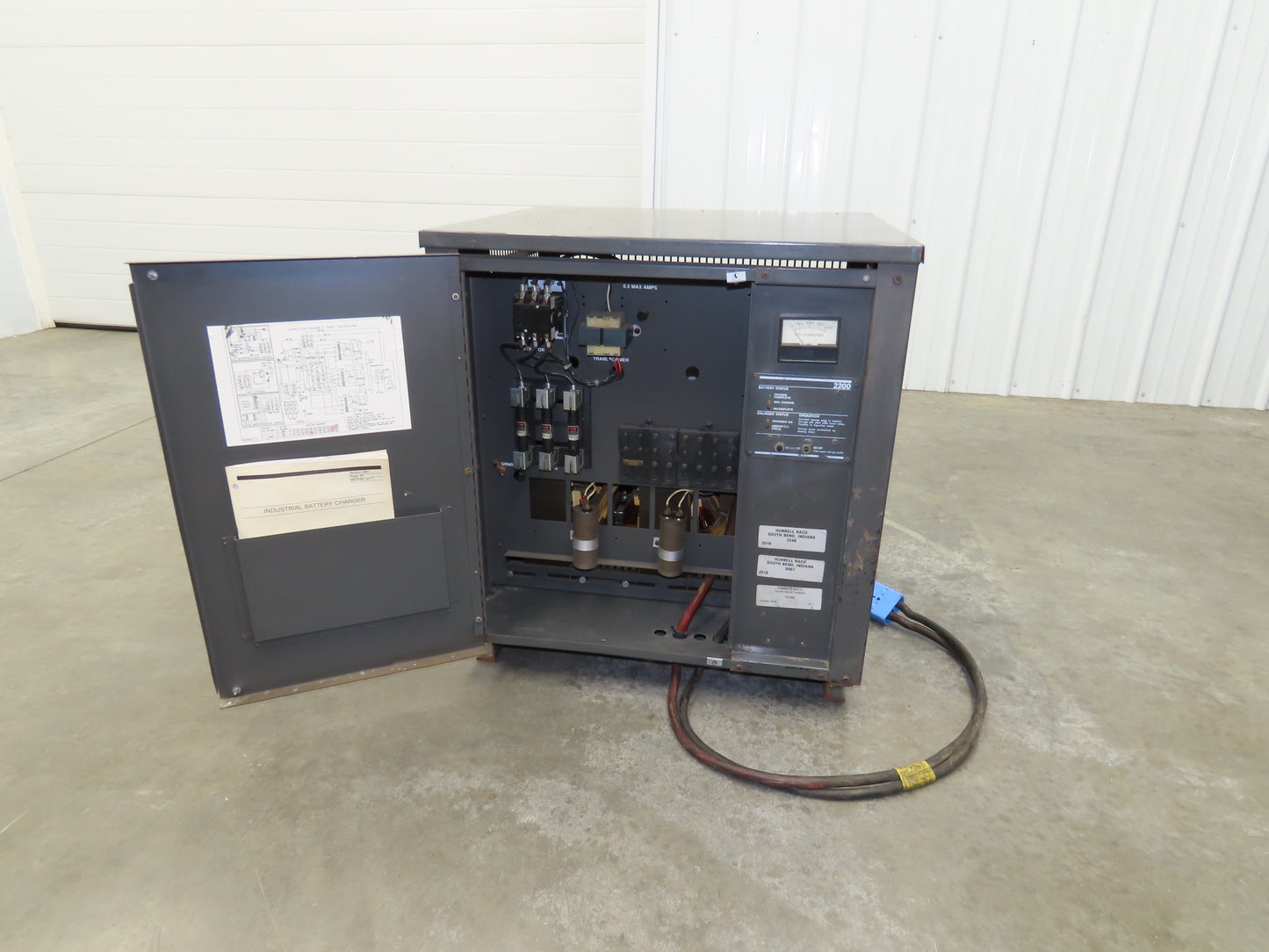 PowerFlow Systems Forklift Battery Charger 48V 180A 900Ah 208/240/480V 3Ph