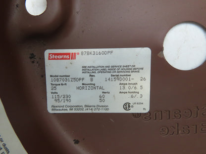 Stearns 87BK3160DPF Brake Motor Cover New Take Off Primed Scratches Lot of 2