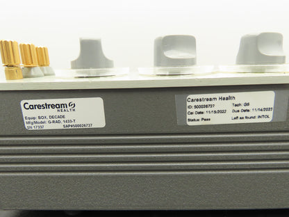 General Radio USA 1433-T Gen Rad Decade Resistor 5 Dial 1 Kiloohm