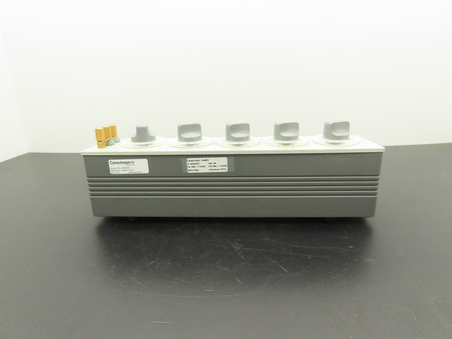 General Radio USA 1433-T Gen Rad Decade Resistor 5 Dial 1 Kiloohm