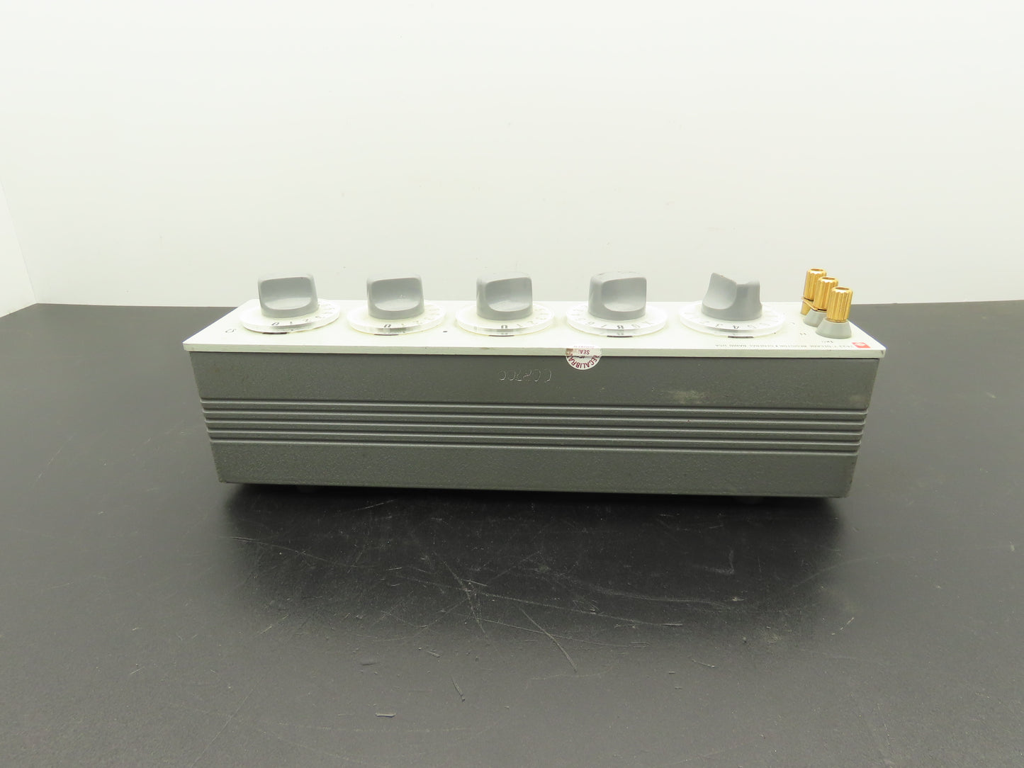 General Radio USA 1433-T Gen Rad Decade Resistor 5 Dial 1 Kiloohm