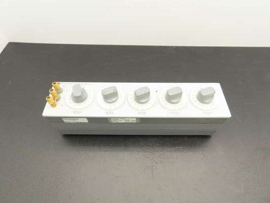 General Radio USA 1433-T Gen Rad Decade Resistor 5 Dial 1 Kiloohm