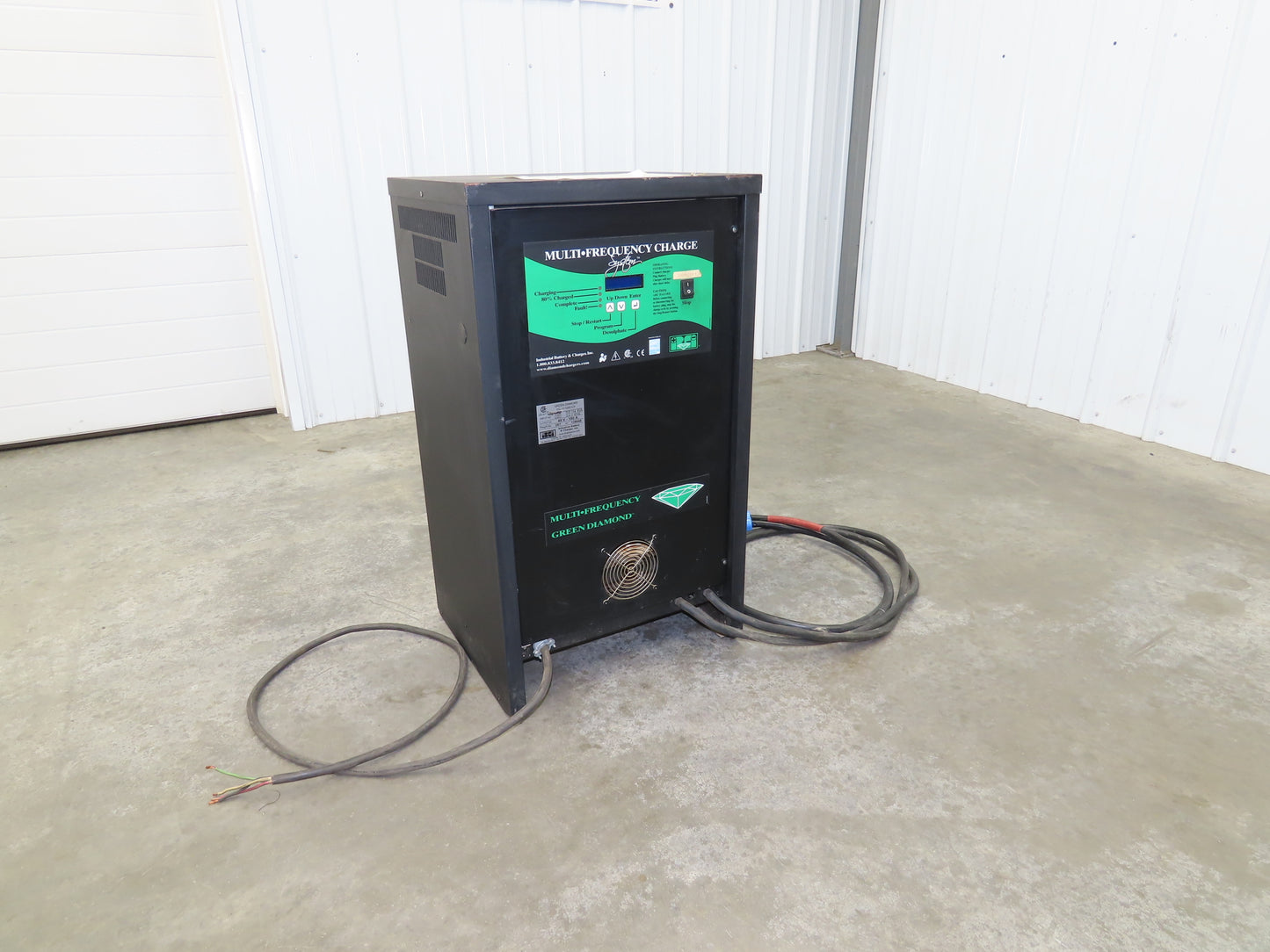 Green Diamond Forklift Battery Charger 48V 180A 925-1000Ah 208/240/480V 3Ph