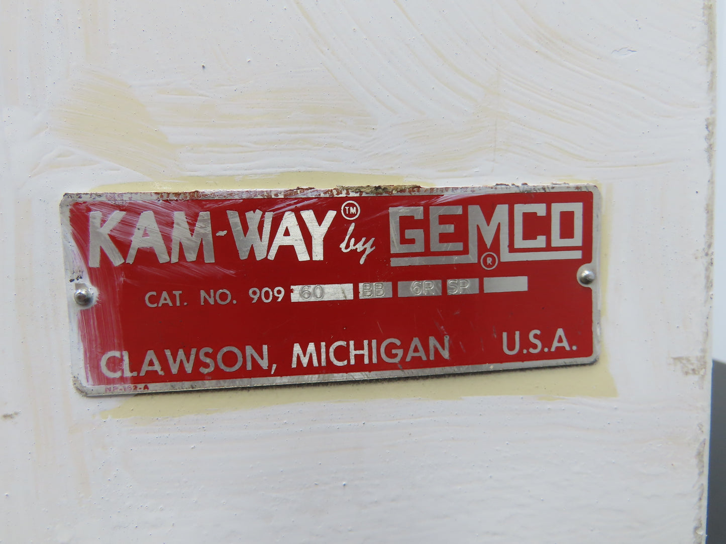 Gemco 909 60 BB 6R SP Kam-Way Rotating Cam Limit Switch 6 Circuit