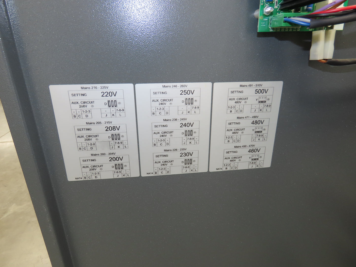 A.T.I.B. Elettronica Forklift Battery Charger 36V 200A 990-1432Ah 480VAC 3Ph