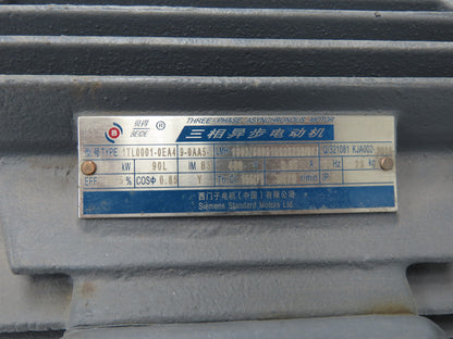 Lezq Siemens 40-25-160 Centrifugal Pump 167L/Min 3Hp 480V 3PH 90L Metric Flanged