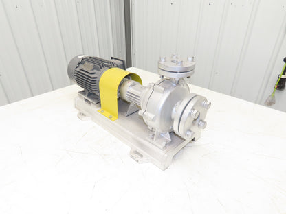 Lezq Siemens 40-25-160 Centrifugal Pump 167L/Min 3Hp 480V 3PH 90L Metric Flanged