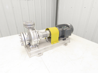 Lezq Siemens 40-25-160 Centrifugal Pump 167L/Min 3Hp 480V 3PH 90L Metric Flanged