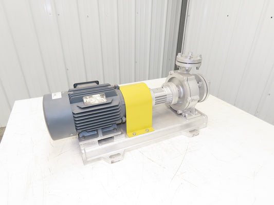 Lezq Siemens 40-25-160 Centrifugal Pump 167L/Min 3Hp 480V 3PH 90L Metric Flanged