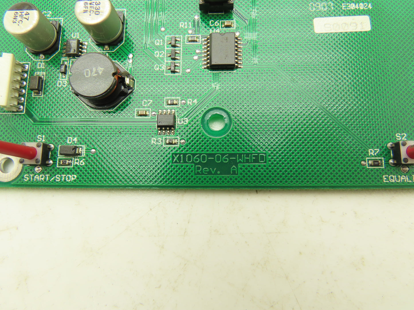 EnerSys X1060-06-WHFD-1 REV C Printed Circuit Board PCB LCD Display Push Button