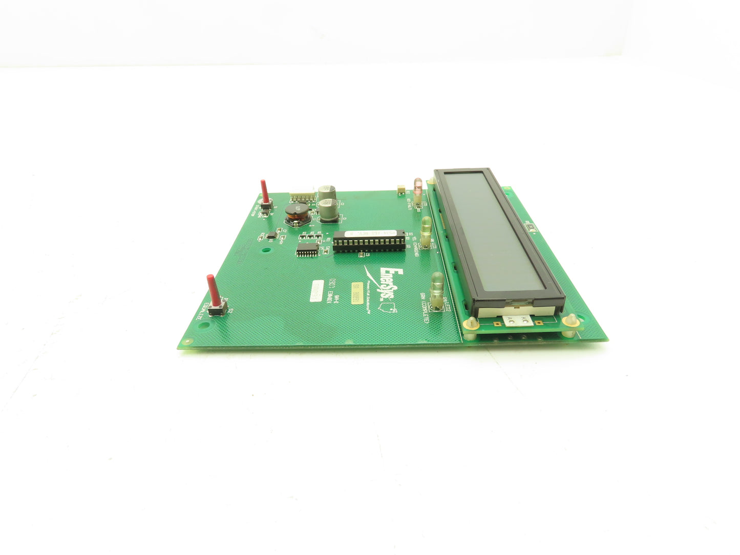 EnerSys X1060-06-WHFD-1 REV C Printed Circuit Board PCB LCD Display Push Button