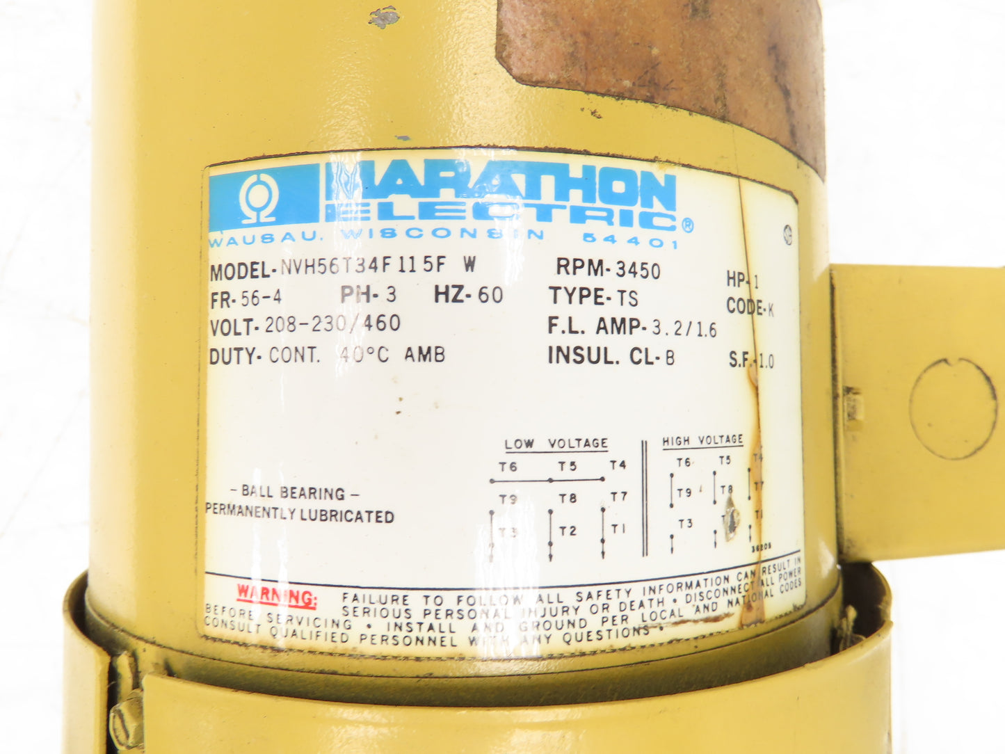 Aurora 324 BF Centrifugal Pump 1.5"x 2" NPT 1Hp 3450 RPM 480V 3PH Brass Impeller