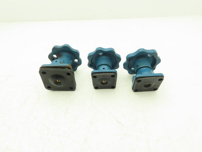 ITT Dia-Flo 1/2" 3/4" Valve Operator Bonnet Handwheel w/Diaphragm  Lot of 3