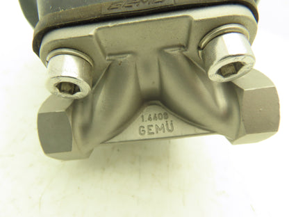 GEMU 695/15/D 1372-1 Pneumatic Operated Diaphragm Valve 1/2" NPT Pilot 1/4" NPT