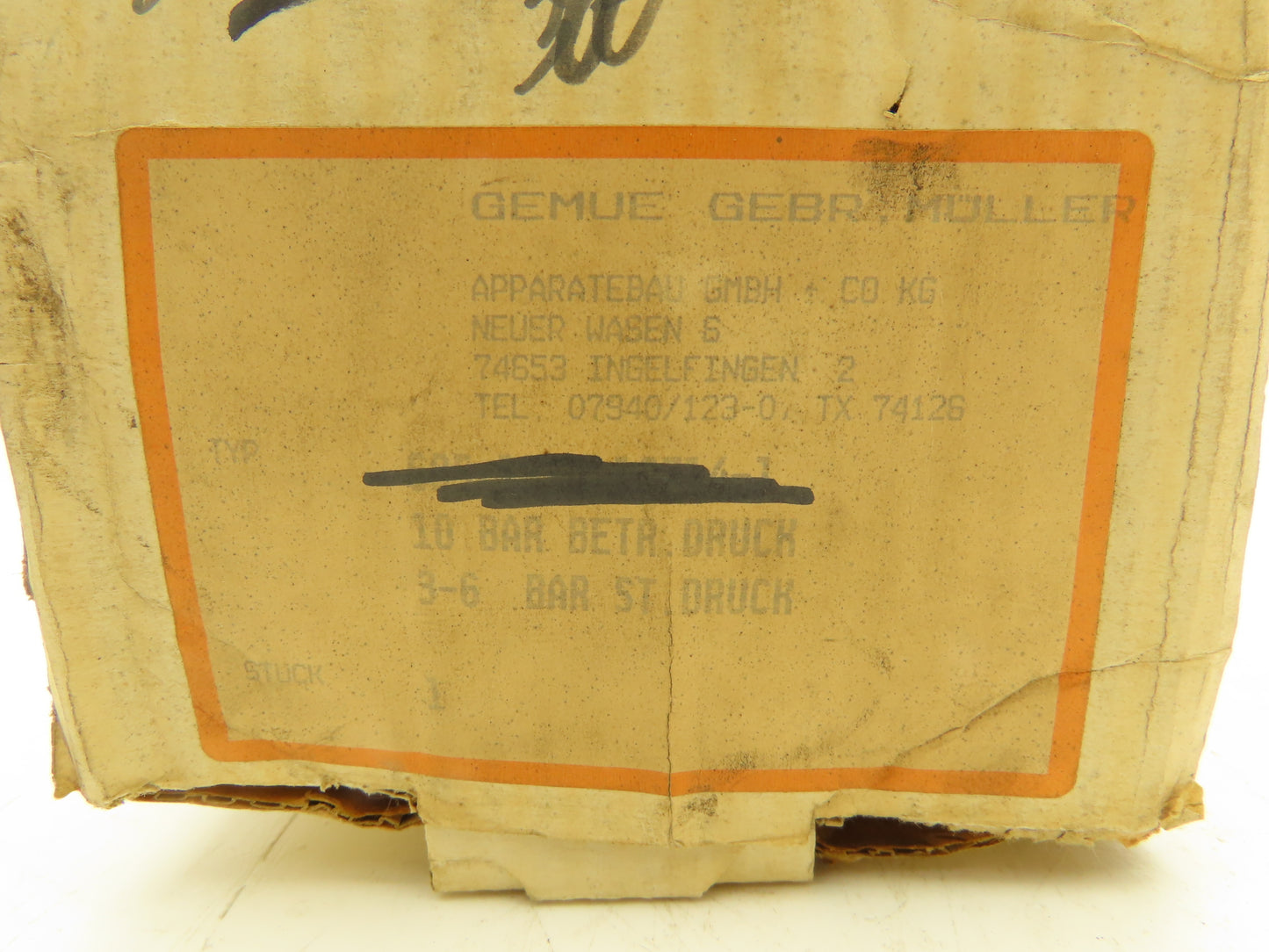 GEMU 695/15/D 1372-1 Pneumatic Operated Diaphragm Valve 1/2" NPT Pilot 1/4" NPT