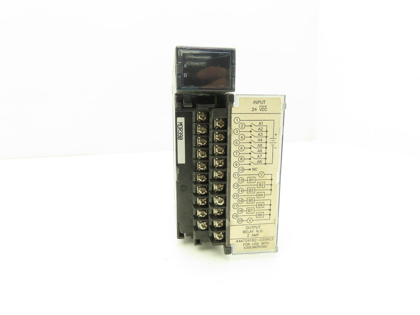 GE Fanuc IC693MDR390C Genius PLC Mixed I/O Module 24VDC 8 Point Series 90-30