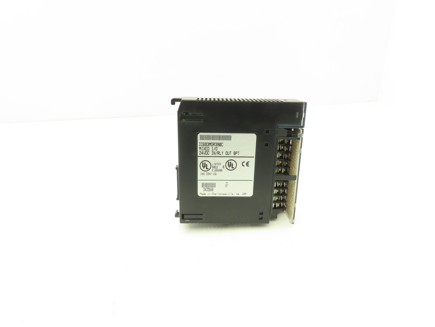 GE Fanuc IC693MDR390C Genius PLC Mixed I/O Module 24VDC 8 Point Series 90-30