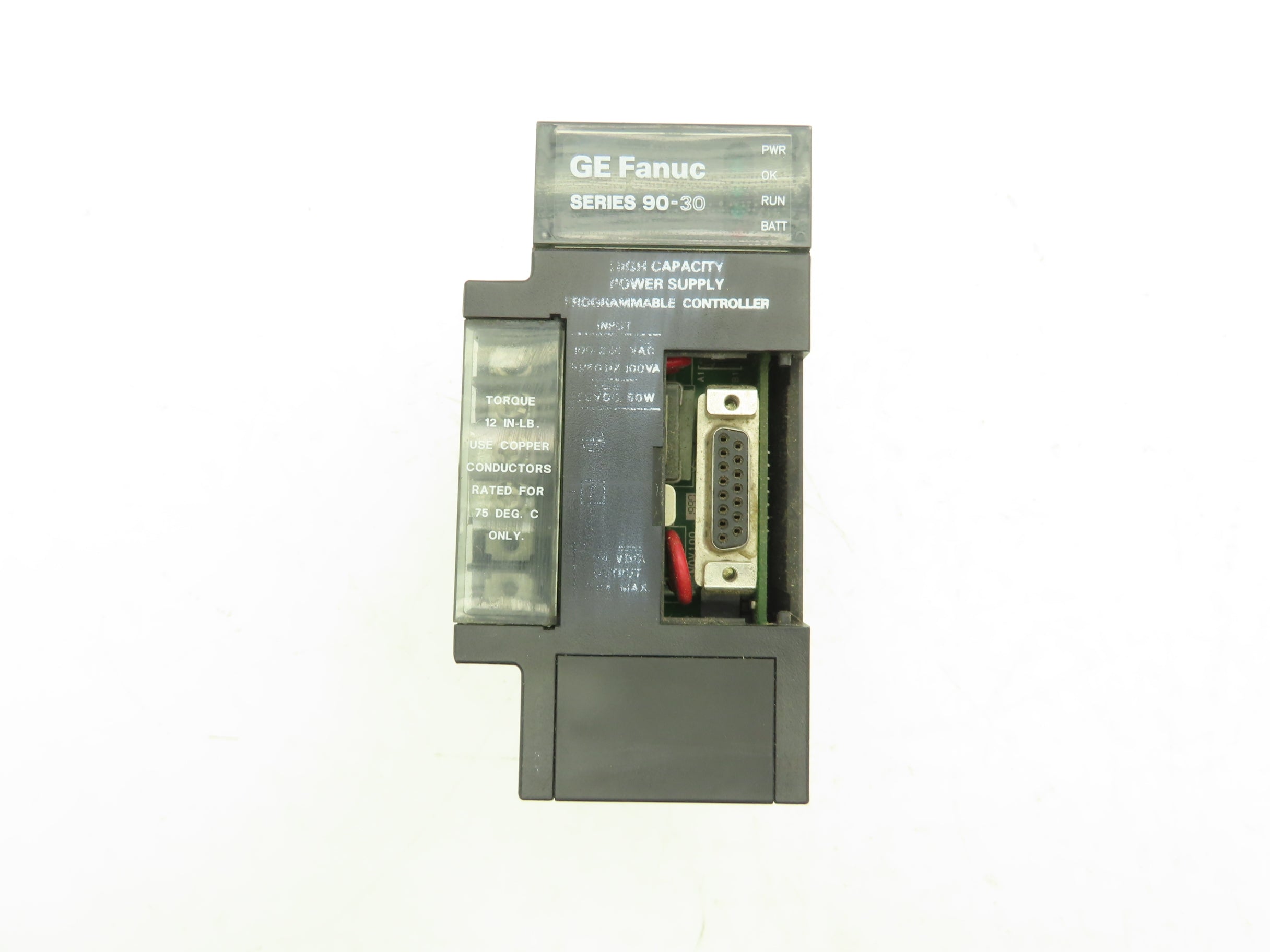 GE Fanuc IC693PWR330B Genius PLC I/O Power Supply Module 120/240VAC Se ...