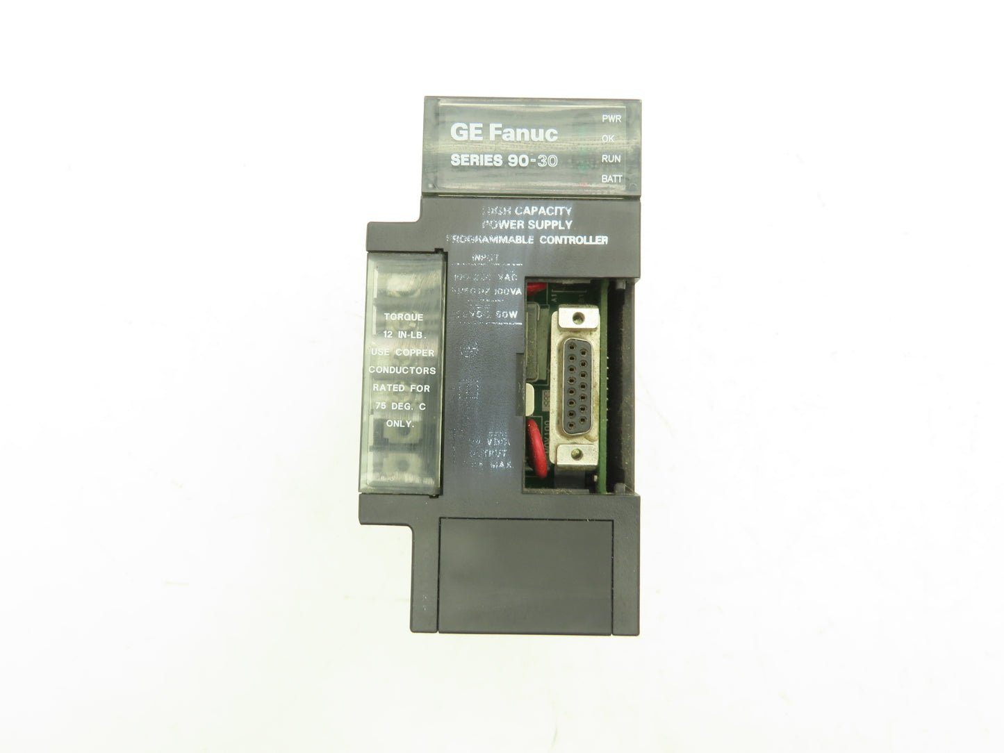 GE Fanuc IC693PWR330B Genius PLC I/O Power Supply Module 120/240VAC Series 90-30