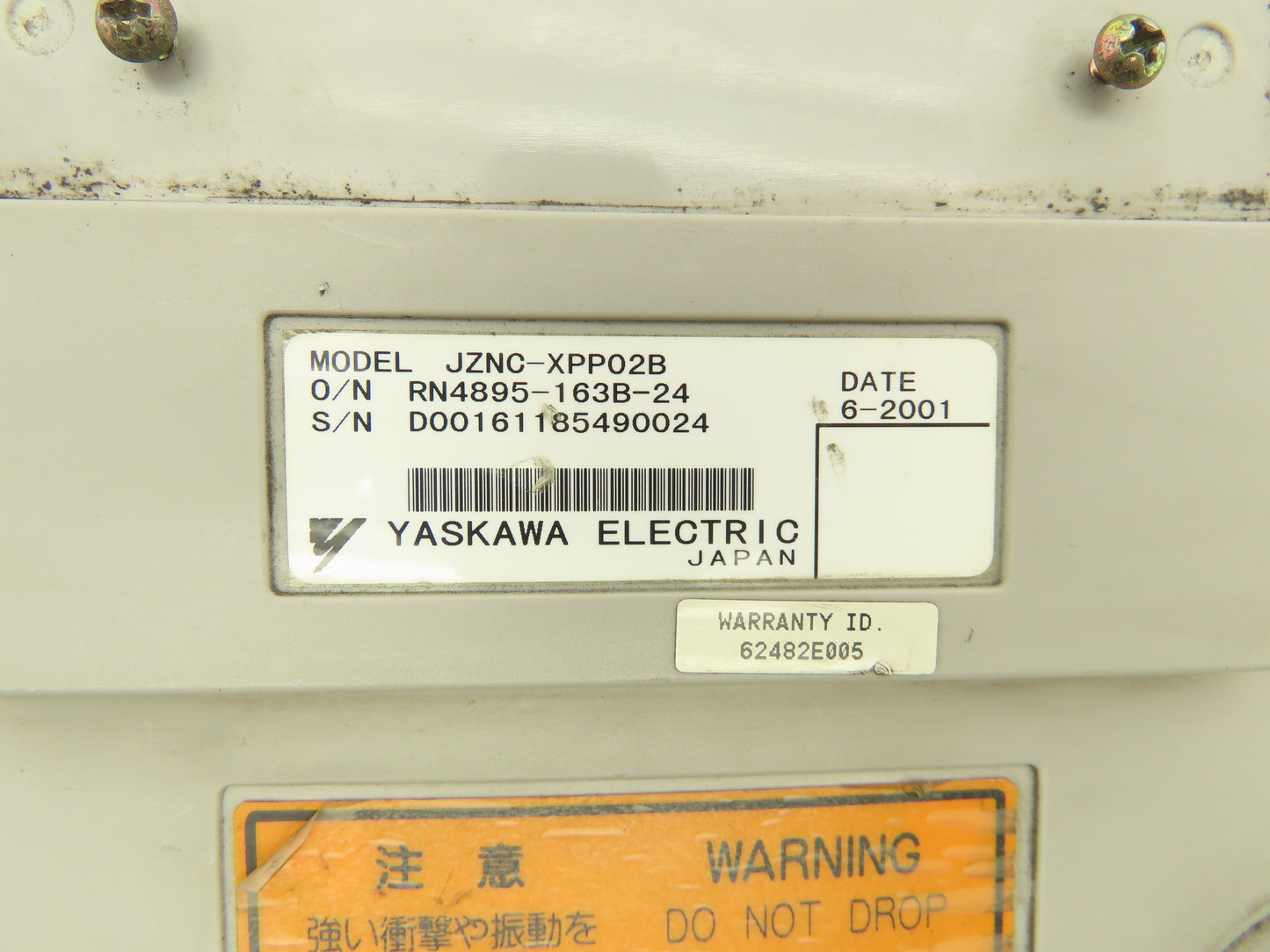 Yaskawa JZNC-XPP02B Yasnac XRC Hand-Held Teach Pendant For Motoman Robot