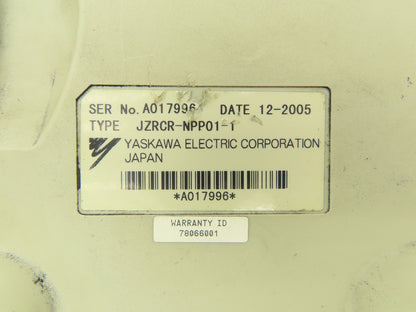 Yaskawa JZRCR-NPP01-1 Hand-Held Teach Pendant For Motoman Robot