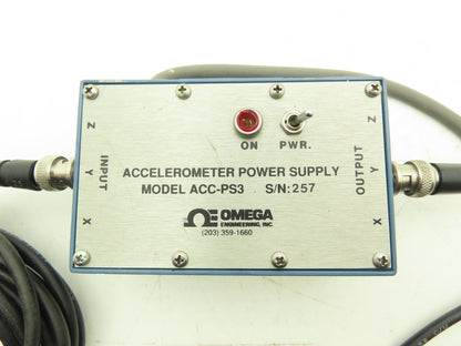 Omega Engineering ACC-PS3 Accelerometer Power Supply Module With Cord 359-1660