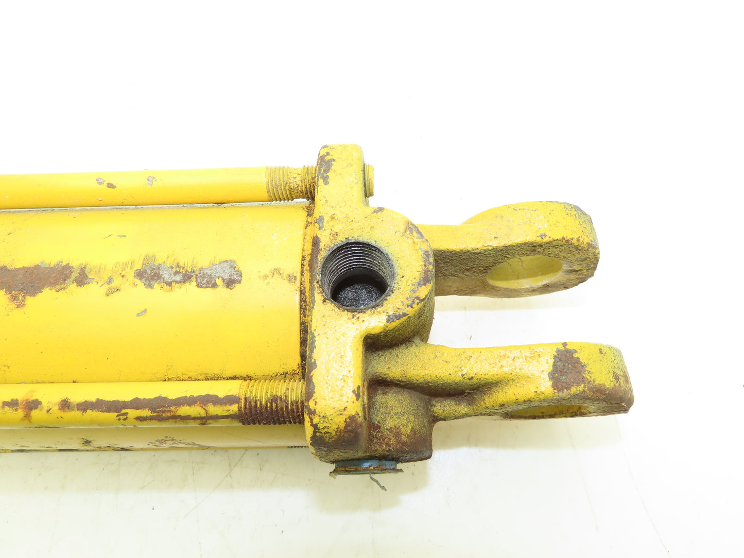 Hydraulic Cylinder 3" Bore x 12" Stroke Clevis Mt  Yoke 1" Bore 1/2" NPT