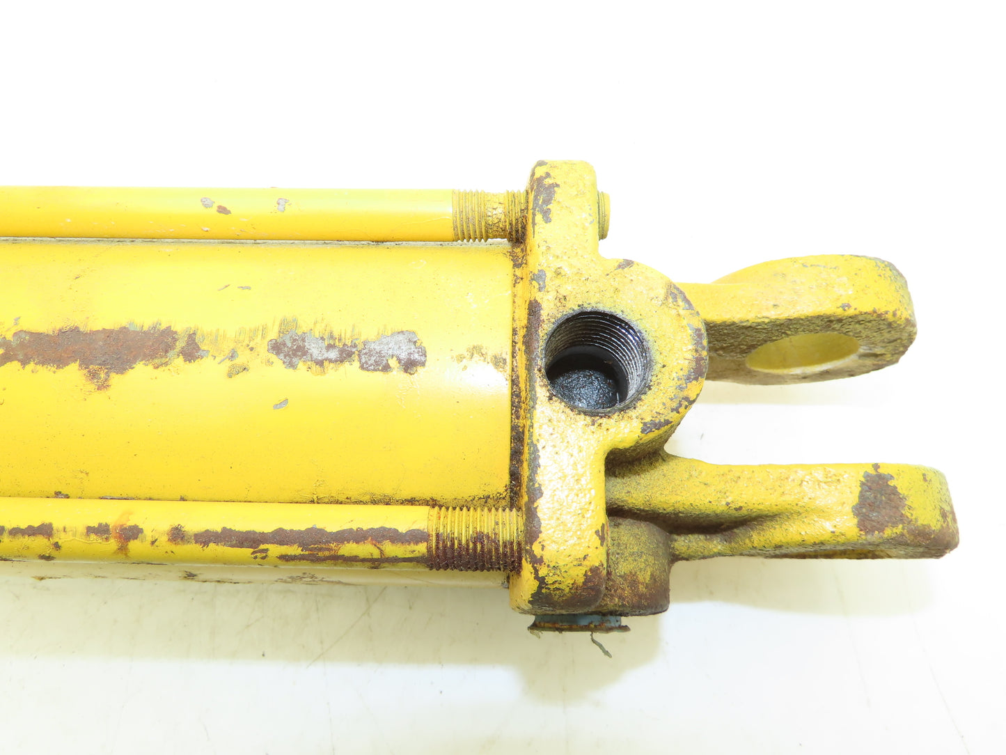 Hydraulic Cylinder 3" Bore x 12" Stroke Clevis Mt  Yoke 1" Bore 1/2" NPT