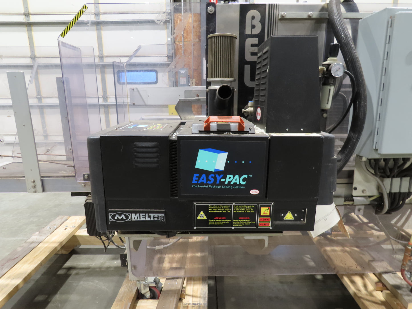 BEL Belcor 270 Easy Pac Automatic Hot Melt Glue Top Case Sealer 240V 1PH