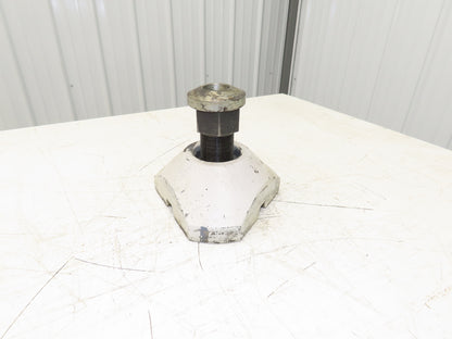 Heavy Duty Cast Iron Machine Leveling Feet Screw Leveler Pad 5.5"-8.5"H M55x2.0