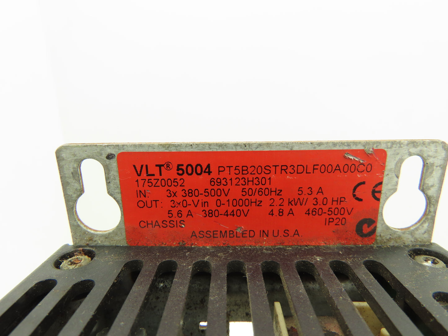 Danfoss VLT5004PT5B20STR3DLF00A00C0 Variable Speed Drive AC Drive 3Hp 500V 3PH