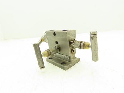Anderson Greenwood M4TVS 3 Valve Differential Pressure Manifold Flange 1/2" NPT