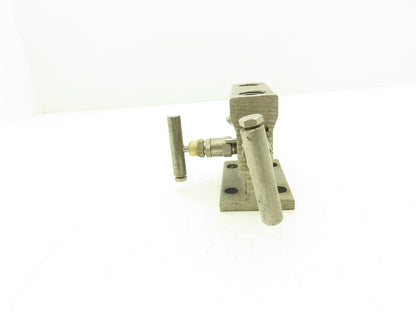 Anderson Greenwood M4TVS 3 Valve Differential Pressure Manifold Flange 1/2" NPT